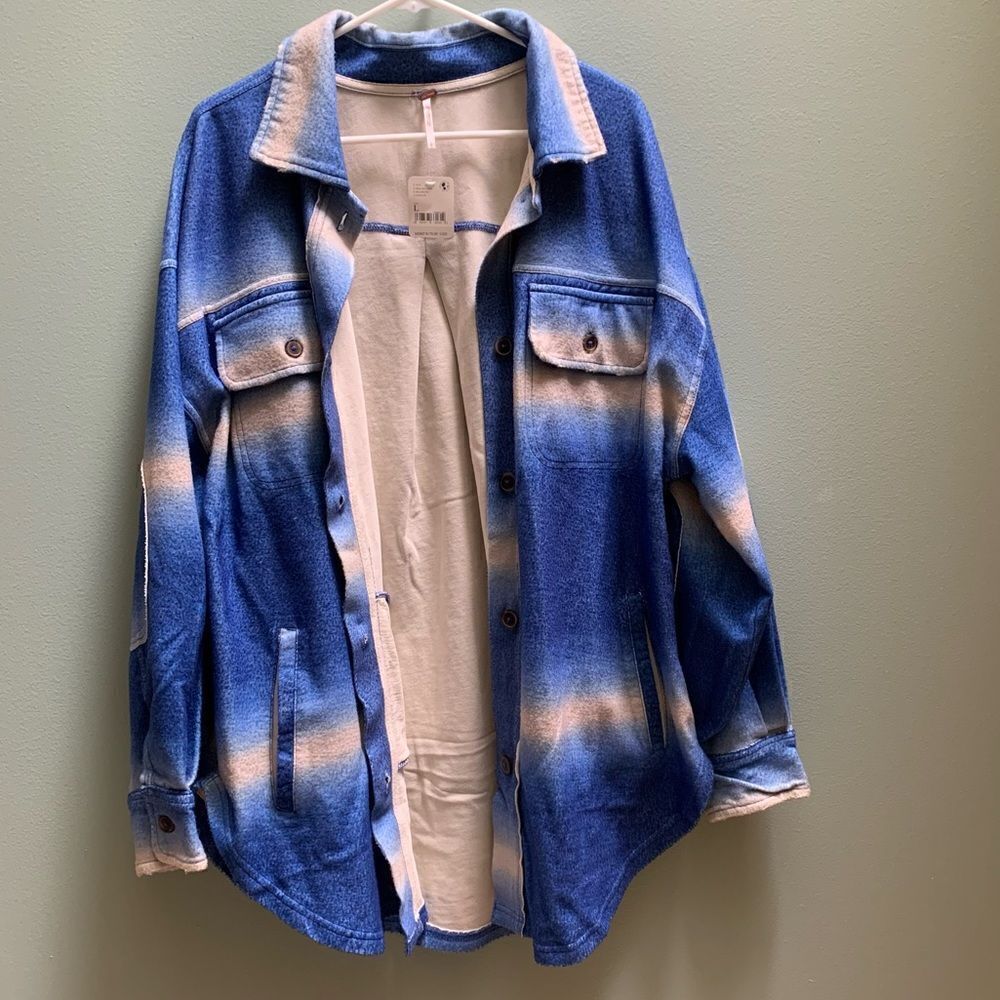 NWT Free People Ruby Shacket Size Large - Picture 5 of 8